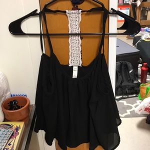 Strappy Lace-back top